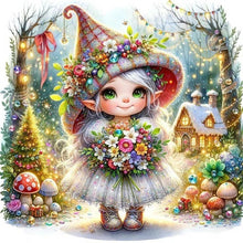 Load image into Gallery viewer, AB Diamond Painting - Full Round - Forest elf little witch (40*40CM)
