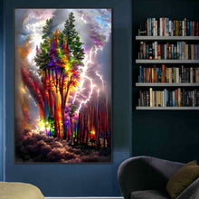 Load image into Gallery viewer, AB Diamond Painting - Full Round - Colorful Forest Scenery (50*80CM)
