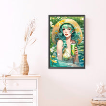 Load image into Gallery viewer, AB Diamond Painting - Full Round - Soda Girl in the Pool (40*60CM)
