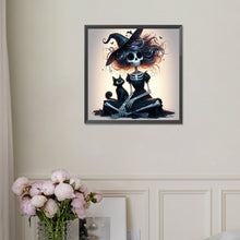 Load image into Gallery viewer, Diamond Painting - Full Square - Halloween Skeleton Witch (30*30CM)
