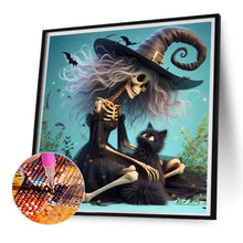 Load image into Gallery viewer, Diamond Painting - Full Square - Halloween Skeleton Witch (30*30CM)
