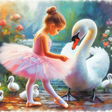 Load image into Gallery viewer, Diamond Painting - Full Square - Little Swan (30*30CM)
