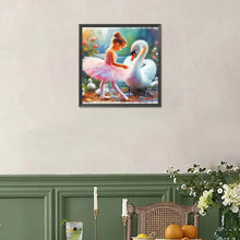 Load image into Gallery viewer, Diamond Painting - Full Square - Little Swan (30*30CM)
