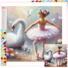 Load image into Gallery viewer, Diamond Painting - Full Square - Little Swan (30*30CM)
