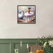 Load image into Gallery viewer, Diamond Painting - Full Square - Little Swan (30*30CM)
