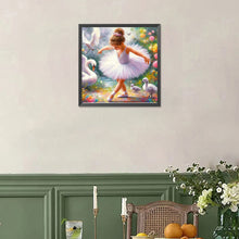 Load image into Gallery viewer, Diamond Painting - Full Square - Little Swan (30*30CM)
