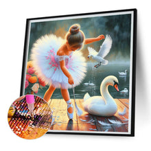 Load image into Gallery viewer, Diamond Painting - Full Square - Little Swan (30*30CM)
