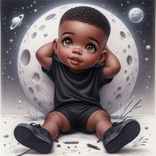 Load image into Gallery viewer, Diamond Painting - Full Round - Moon Boy (30*30CM)
