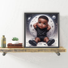 Load image into Gallery viewer, Diamond Painting - Full Round - Moon Boy (30*30CM)
