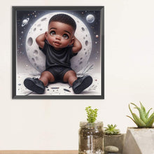 Load image into Gallery viewer, Diamond Painting - Full Round - Moon Boy (30*30CM)
