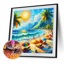 Load image into Gallery viewer, Diamond Painting - Full Round - Beach by the Sea (30*30CM)
