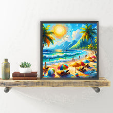 Load image into Gallery viewer, Diamond Painting - Full Round - Beach by the Sea (30*30CM)
