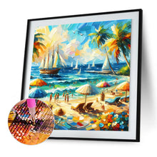 Load image into Gallery viewer, Diamond Painting - Full Round - Beach by the Sea (30*30CM)
