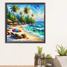 Load image into Gallery viewer, Diamond Painting - Full Round - Beach by the Sea (30*30CM)
