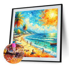 Load image into Gallery viewer, Diamond Painting - Full Round - Beach by the Sea (30*30CM)
