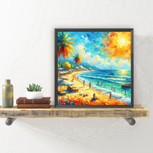 Load image into Gallery viewer, Diamond Painting - Full Round - Beach by the Sea (30*30CM)
