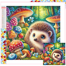 Load image into Gallery viewer, Diamond Painting - Full Square - Hedgehog (40*40CM)
