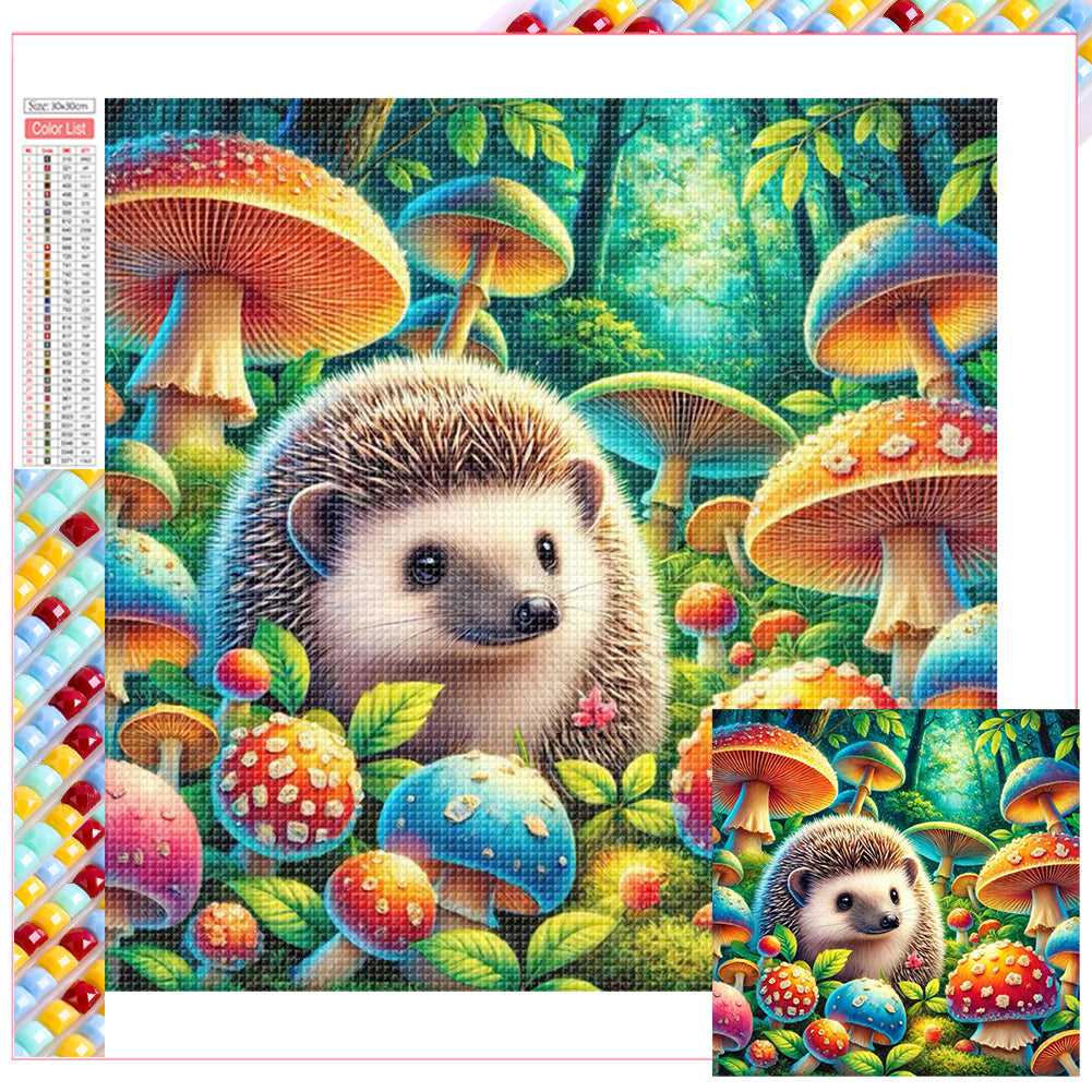 Diamond Painting - Full Square - Hedgehog (40*40CM)