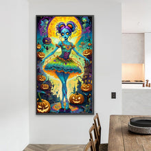 Load image into Gallery viewer, Diamond Painting - Full Round - Horror Ballet Girl Halloween (40*70CM)
