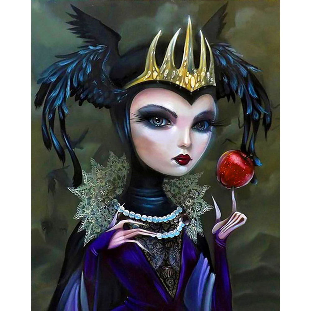 Diamond Painting - Full Round - Big Eyes Horror Girl (40*50CM)