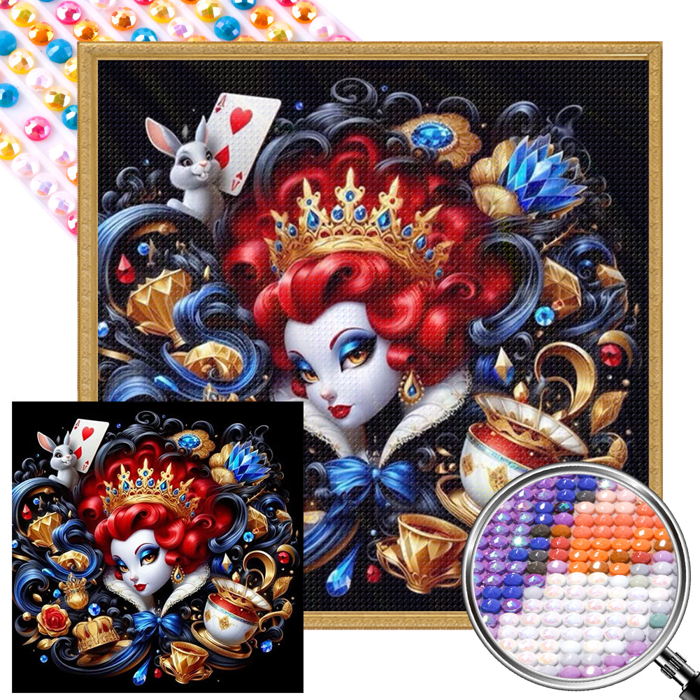 AB Diamond Painting - Full Round - Red Queen (40*40CM)