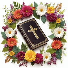 Load image into Gallery viewer, Diamond Painting - Full Round - Holy book wreath (30*30CM)
