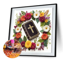 Load image into Gallery viewer, Diamond Painting - Full Round - Holy book wreath (30*30CM)
