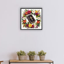 Load image into Gallery viewer, Diamond Painting - Full Round - Holy book wreath (30*30CM)
