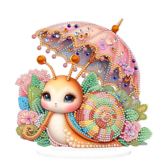 Snail Acrylic Special Shape Diamond Painting Desktop Decorations for home Decor