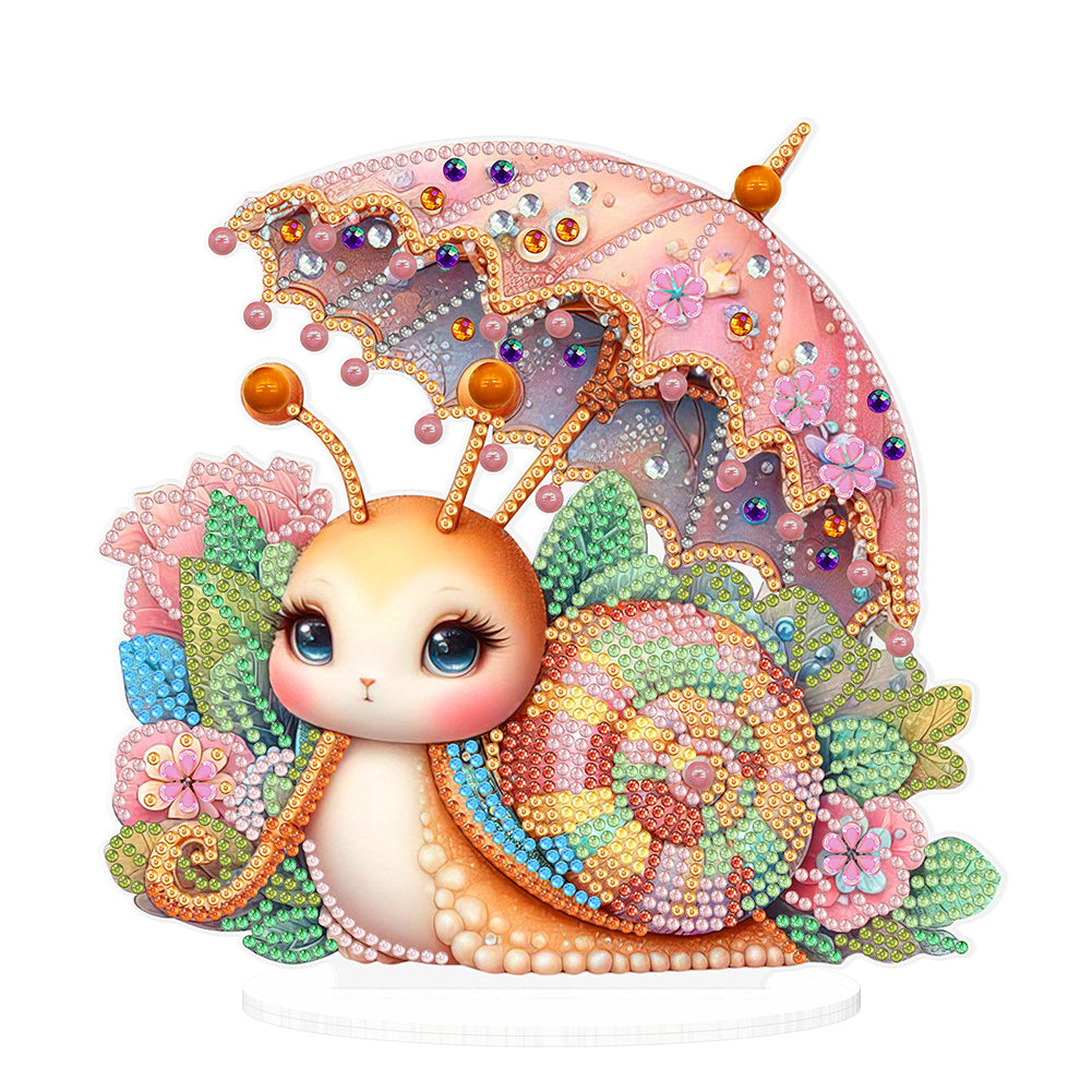 Snail Acrylic Special Shape Diamond Painting Desktop Decorations for home Decor