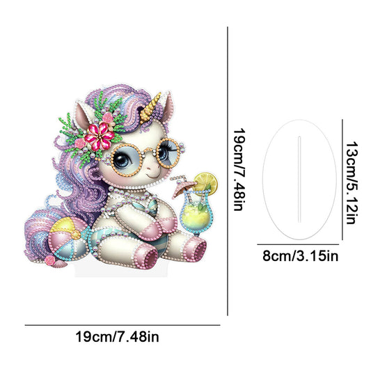 Horse Acrylic Special Shape Diamond Painting Desktop Decorations for home Decor