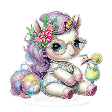 Load image into Gallery viewer, Horse Acrylic Special Shape Diamond Painting Desktop Decorations for home Decor
