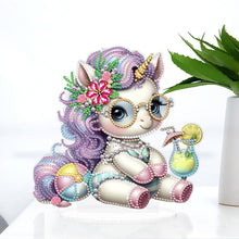 Load image into Gallery viewer, Horse Acrylic Special Shape Diamond Painting Desktop Decorations for home Decor
