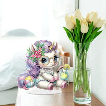 Load image into Gallery viewer, Horse Acrylic Special Shape Diamond Painting Desktop Decorations for home Decor
