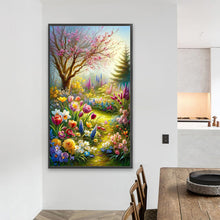 Load image into Gallery viewer, AB Diamond Painting - Full Round - Beautiful scenery in the woods (40*70CM)
