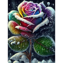 Load image into Gallery viewer, Diamond Painting - Full Round - Snow rose (30*40CM)
