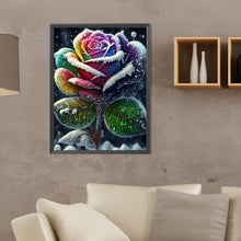 Load image into Gallery viewer, Diamond Painting - Full Round - Snow rose (30*40CM)
