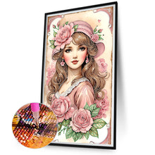 Load image into Gallery viewer, Diamond Painting - Partial Special Shaped - Elegant woman (40*70CM)
