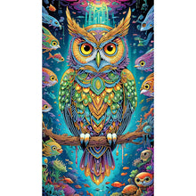 Load image into Gallery viewer, Diamond Painting - Partial Special Shaped - Owl (40*70CM)
