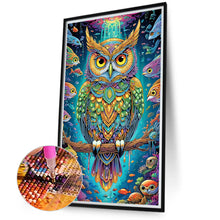 Load image into Gallery viewer, Diamond Painting - Partial Special Shaped - Owl (40*70CM)
