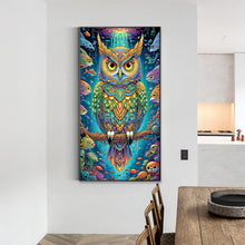 Load image into Gallery viewer, Diamond Painting - Partial Special Shaped - Owl (40*70CM)
