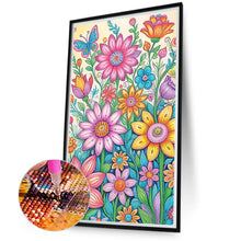 Load image into Gallery viewer, Diamond Painting - Partial Special Shaped - Butterfly flower bush (40*70CM)
