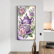 Load image into Gallery viewer, Diamond Painting - Partial Special Shaped - Exquisite afternoon tea (40*70CM)
