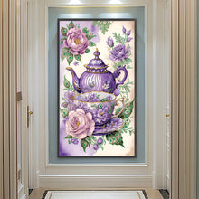 Load image into Gallery viewer, Diamond Painting - Partial Special Shaped - Exquisite afternoon tea (40*70CM)
