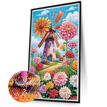 Load image into Gallery viewer, Diamond Painting - Partial Special Shaped - Beautiful windmill (40*70CM)
