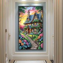 Load image into Gallery viewer, Diamond Painting - Partial Special Shaped - Village house (40*70CM)
