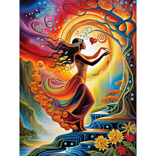 Load image into Gallery viewer, Diamond Painting - Partial Special Shaped - Colorful goddess (30*40CM)
