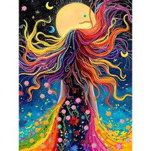 Load image into Gallery viewer, Diamond Painting - Partial Special Shaped - Colorful goddess (30*40CM)
