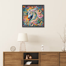 Load image into Gallery viewer, Diamond Painting - Partial Special Shaped - Colorful horse (30*30CM)
