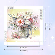 Load image into Gallery viewer, Diamond Painting - Partial Special Shaped - Vase bouquet (30*30CM)
